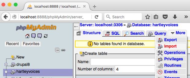 select sql file to import